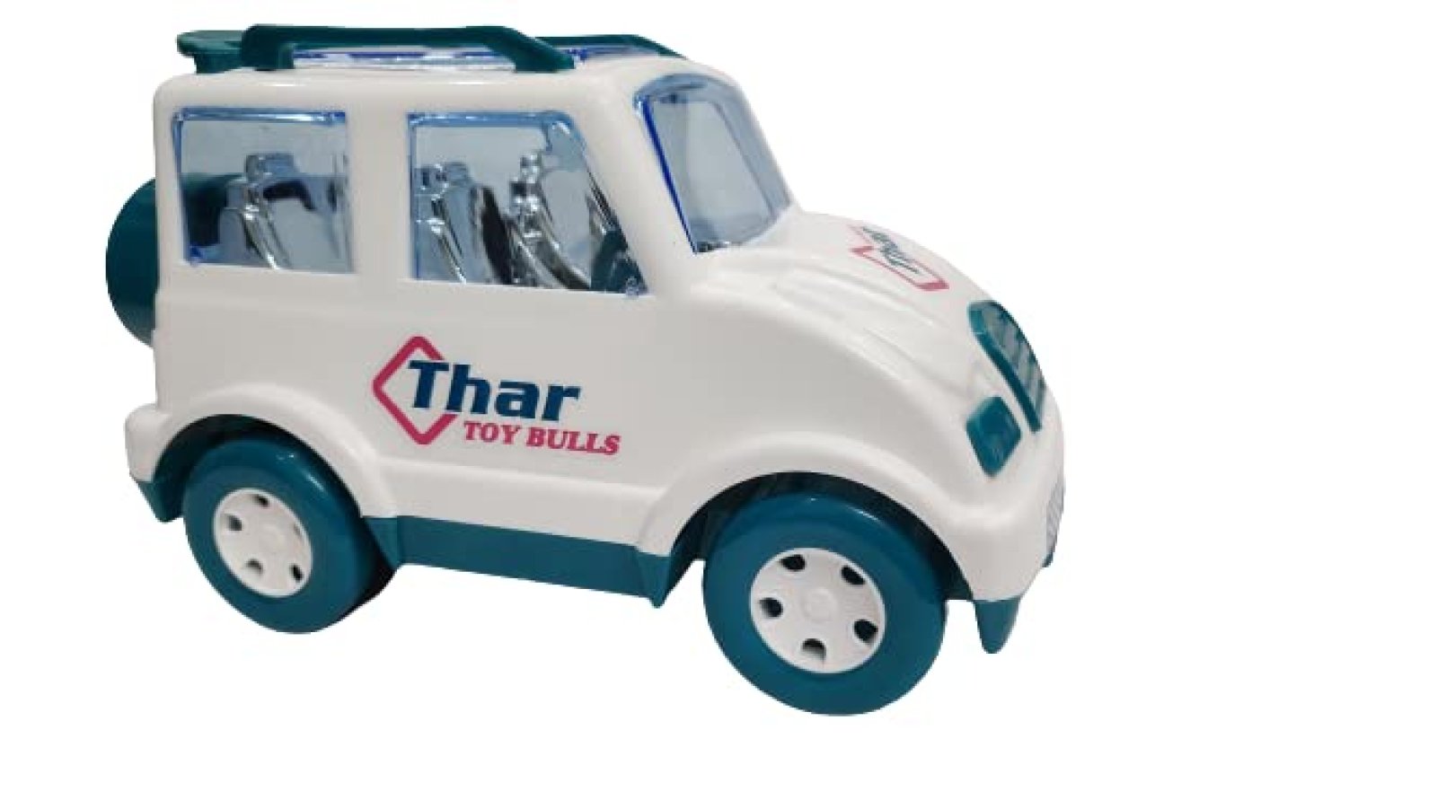 Thar Jeep Friction Powered Toy Car (Forward & Reverse, No Battery) in Delhi NCR — PartyCraz